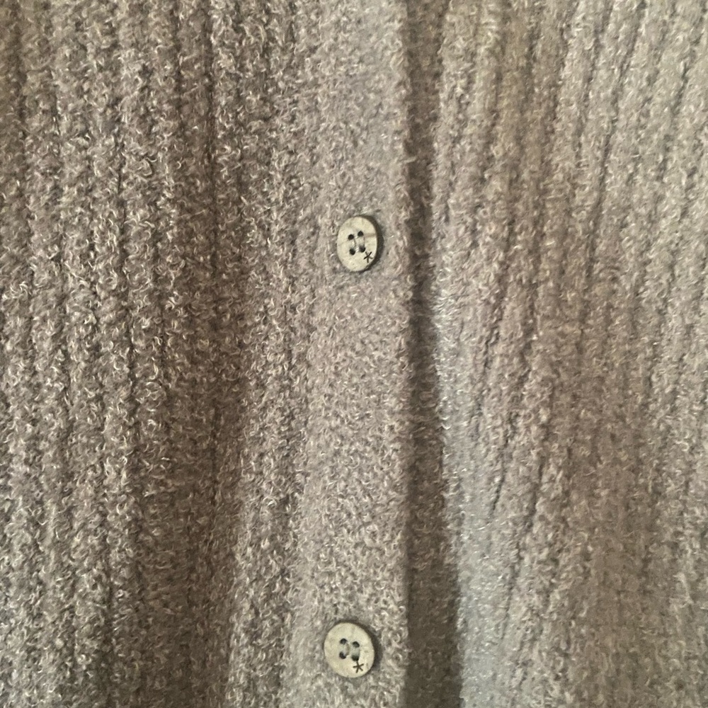 Barefoot Dreams Cozychic Lite Ribbed V-Neck Button Down Cardigan/Sweater - Picture 5 of 11